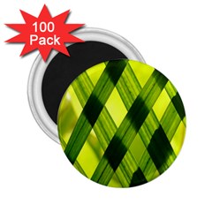 Leaves Grass Woven 2 25  Magnets (100 Pack)  by artworkshop