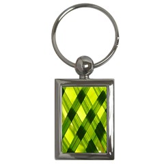 Leaves Grass Woven Key Chain (rectangle) by artworkshop