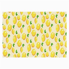 Lemon Large Glasses Cloth (2 Sides) by artworkshop