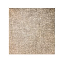 Textile Jute Brown Square Satin Scarf (30  X 30 )