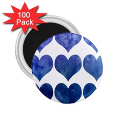 Valentin Heart  Love 2 25  Magnets (100 Pack)  by artworkshop
