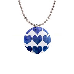 Valentin Heart  Love 1  Button Necklace by artworkshop