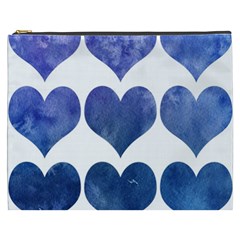 Valentin Heart  Love Cosmetic Bag (xxxl) by artworkshop