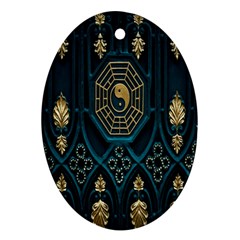 Abstract 001 Ornament (Oval)