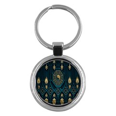 Abstract 001 Key Chain (Round)