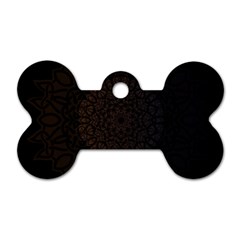 Abstract 002 Dog Tag Bone (one Side) by nate14shop