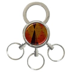 Abstract 004 3-ring Key Chain by nate14shop