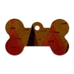Abstract 004 Dog Tag Bone (one Side) by nate14shop