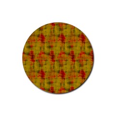 Abstract 005 Rubber Coaster (round) by nate14shop