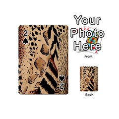 Animal-pattern-design-print-texture Playing Cards 54 Designs (mini) by nate14shop