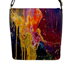 Art-color Flap Closure Messenger Bag (l)