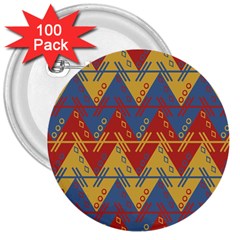 Aztec 3  Buttons (100 pack) 