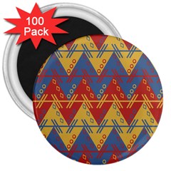 Aztec 3  Magnets (100 Pack) by nate14shop