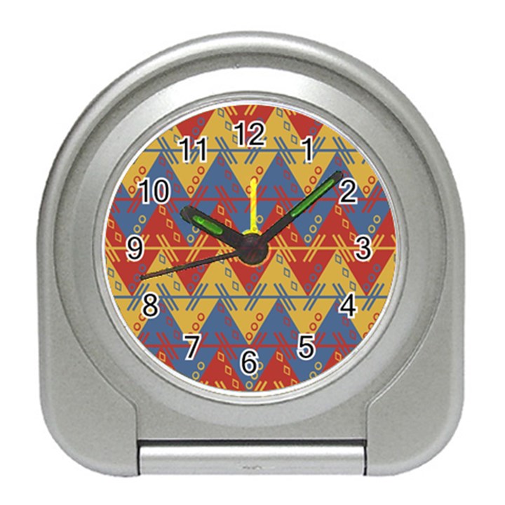 Aztec Travel Alarm Clock