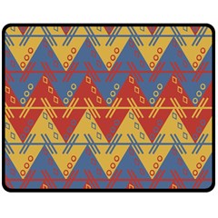 Aztec Double Sided Fleece Blanket (Medium) 