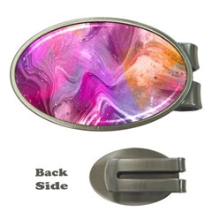 Background-color Money Clips (oval)  by nate14shop