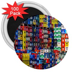 Beverages 3  Magnets (100 Pack)