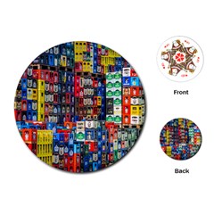 Beverages Playing Cards Single Design (round) by nate14shop