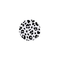 Blak-white-tiger-polkadot 1  Mini Magnets by nate14shop