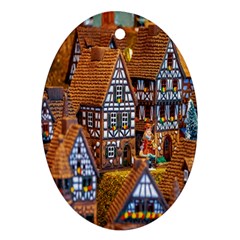 Christmas-motif Ornament (oval)