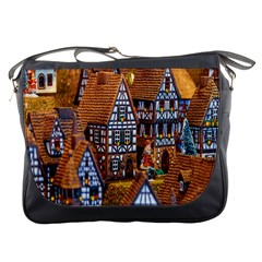 Christmas-motif Messenger Bag by nate14shop