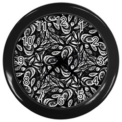 Cloth-003 Wall Clock (black) by nate14shop