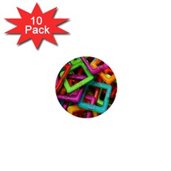 Construction-set 1  Mini Buttons (10 Pack)  by nate14shop