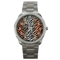Cuts  Catton Tiger Sport Metal Watch by nate14shop