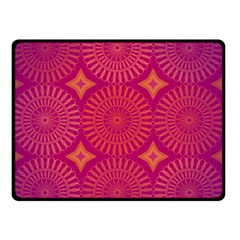 Flower Double Sided Fleece Blanket (small) 