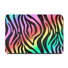 Rainbow Zebra Stripes Small Doormat 