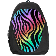 Rainbow Zebra Stripes Backpack Bag