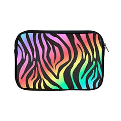 Rainbow Zebra Stripes Apple iPad Mini Zipper Cases