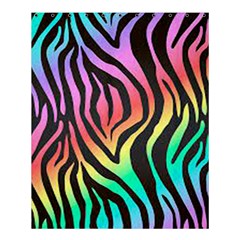 Rainbow Zebra Stripes Shower Curtain 60  X 72  (medium)  by nate14shop