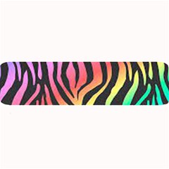 Rainbow Zebra Stripes Large Bar Mats by nate14shop