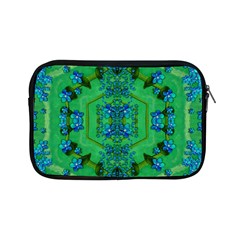 Vines Of Beautiful Flowers On A Painting In Mandala Style Apple Ipad Mini Zipper Cases by pepitasart
