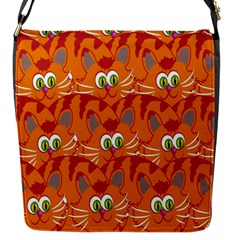 Animals Pet Cats Flap Closure Messenger Bag (s) by artworkshop