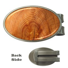 Annual Rings Tree Wood Money Clips (oval)  by artworkshop