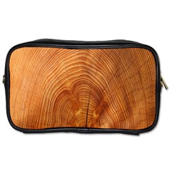 Annual Rings Tree Wood Toiletries Bag (two Sides) by artworkshop