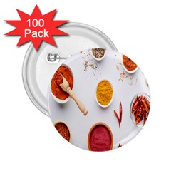 Masala Spices Food 2 25  Buttons (100 Pack)  by artworkshop