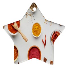 Masala Spices Food Star Ornament (two Sides) by artworkshop