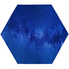 Milky Way Stars Night Sky Wooden Puzzle Hexagon by artworkshop