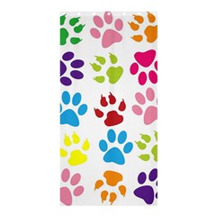 Paw Print Shower Curtain 36  X 72  (stall)  by artworkshop