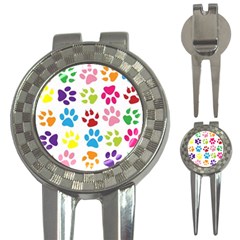 Paw Print 3-in-1 Golf Divots