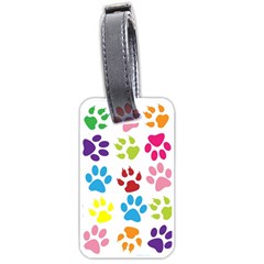 Paw Print Luggage Tag (one Side) by artworkshop