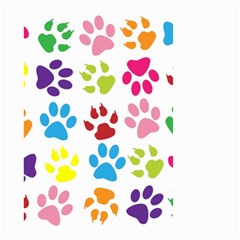 Paw Print Small Garden Flag (two Sides) by artworkshop