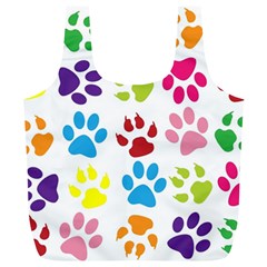 Paw Print Full Print Recycle Bag (xl) by artworkshop