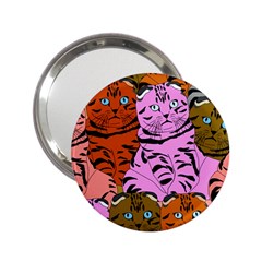 Tileable Seamless Cat Kitty 2.25  Handbag Mirrors