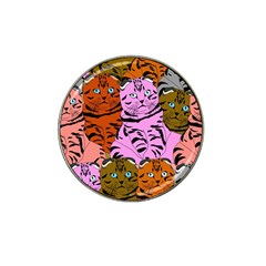 Tileable Seamless Cat Kitty Hat Clip Ball Marker (10 pack)