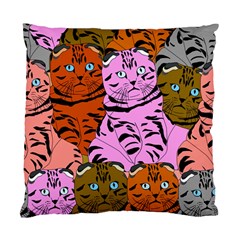 Tileable Seamless Cat Kitty Standard Cushion Case (two Sides) by artworkshop