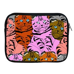 Tileable Seamless Cat Kitty Apple iPad 2/3/4 Zipper Cases